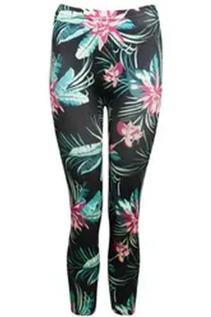 Capelli new york Yogaleggings 7/8 Sport Leggings Tropical bunt L/XL