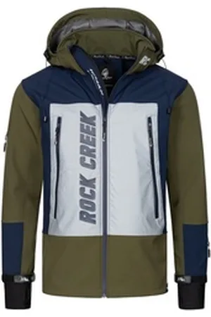 rock creek Softshelljacke Herren Softshelljacke Wanderjacke H-238 grün XL