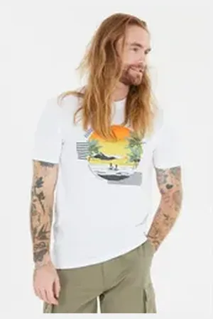 Cruz Funktionsshirt Flair mit modischem Print für einen lässigen Look weiß XXXL