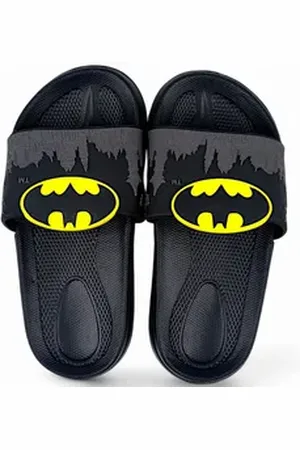 Batman DC Comics Badeschuh Jungen Badeschuhe Größe 25 - 32 schwarz 25-26 EU