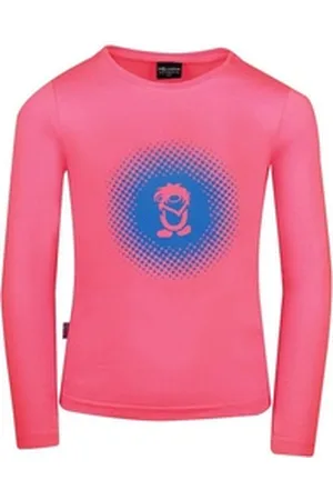 TROLLKIDS Longsleeve Pointillism blau|rosa 92