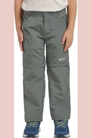 Jack Wolfskin Zip-off-Hose SAFARI ZIP OFF PANTS K grün 176