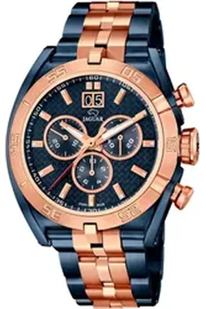 Jaguar Chronograph Special Edition J810/1, Armbanduhr, Quarzuhr, Herrenuhr, Saphirglas, Stoppfunktion, Swiss Made blau
