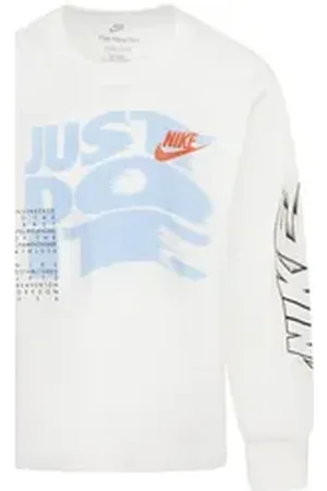 Nike Sportswear Langarmshirt für Kinder weiß 98 (3)