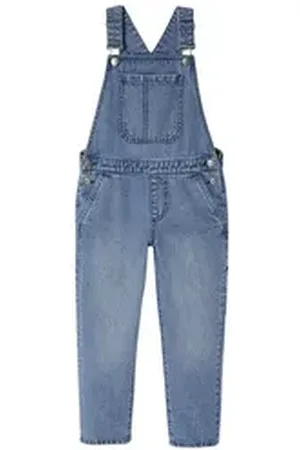 Vertbaudet Latzhose Jungen Latzhose aus leichtem Denim blau 110