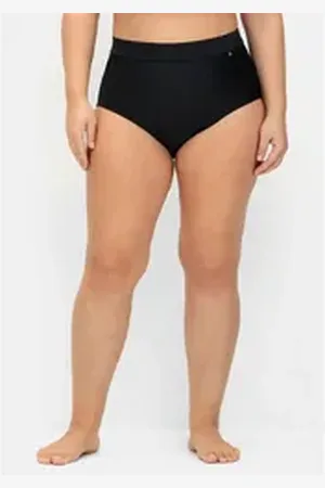 Sheego Badehose Große Größen High-Waist mit Shaping-Effekt schwarz 48