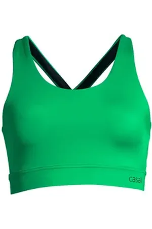 Casall Bügel-BH Crossback Sports Bra - Sport-BH - Cactus Green L