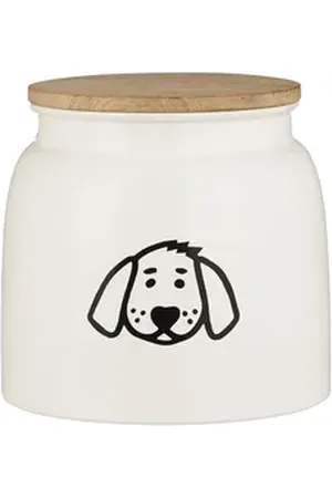IB LAURSEN Futterbehälter Laursen - Hundefutterdose Trockenfutterdose Dose für Hundefutter Weiß weiß