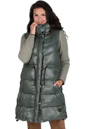 Lieblingsstück Trachtenweste Steppweste Damen - IVERA - beige, khakigrün 36