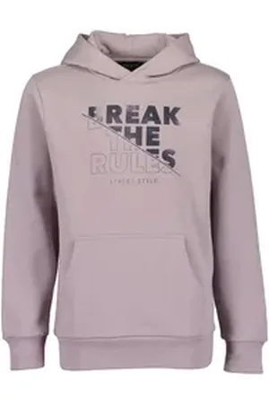 Blue Seven Kapuzensweatshirt Jungen Sweatshirt Kapuze Break Rules helllila (1-tlg) lila 152