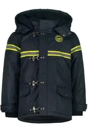 Salt & Pepper Parka Outdoor im coolen Feuerwehrmann-Look blau 134