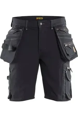 BLAKLADER BLÅKLADER Arbeitsshorts Handwerker Shorts 4-Wege-Stretch X1900 (1-tlg) grau|schwarz 56