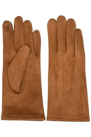 CASPAR Strickhandschuhe GLV014 klassisch elegante uni Damen Handschuhe mit 3 Nähten
