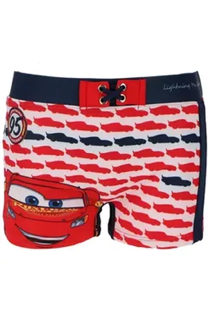 Disney Cars Badehose Schwimmhose – Bequeme & schnell trocknende Badeshorts für Jungen rot 6 Jahre