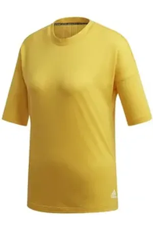 adidas Performance T-Shirt Damen T-Shirt Must Haves 3-Stripe Tee gelb L