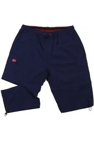 ABRAXAS Zip-off-Hose Zipp-Off-Bermuda in dunkelblau blau 2XL