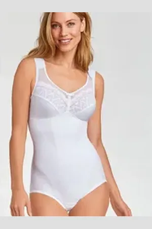 Miss Mary MISS MARY Miederbody Body ohne Bügel Spitze weiß 85