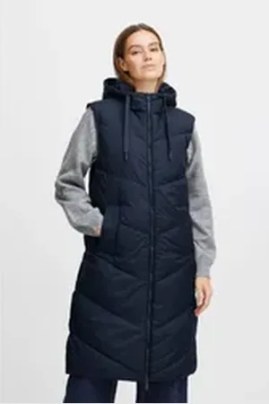 B YOUNG Longweste BYBOMINA WAISTCOAT 6 - 20813366 blau 40