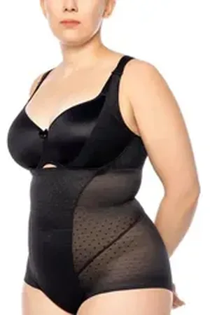 ulla Dessous Miederbody Bodyliner Meghan (Stück, 1-tlg) formendes Vorderfutter schwarz 40