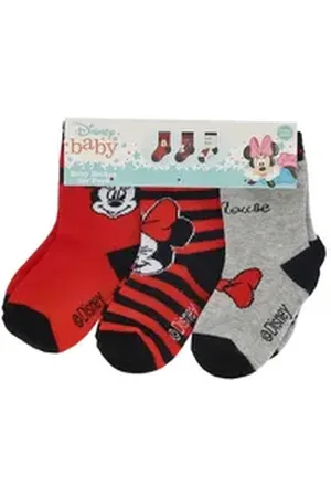 SPIDERMAN Disney Minnie Mouse Socken Baby-Socken – 3er-Pack weiche & bequeme Söckchen 74/80