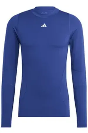 adidas Performance Langarmshirt Herren Langarmshirt Techfit COLD.RDY Longsleeve blau XXL