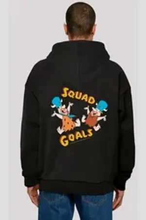 F4NT4STIC Kapuzenpullover The Flintstones Squad Goals Familie Feuerstein Print schwarz XXL