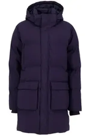 Les Deux Winterjacke Herren Puffer-Parka MADDEN aus Ripstop blau XXL
