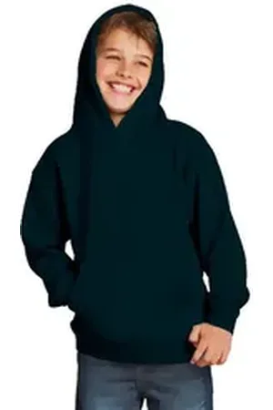Coole-Fun-T-Shirts Hoodie Hoodie Sweatshirt mit Kapuze Schwarz Pullover 128 140 152 164 Känguruhtasche 152 = 12 Jahre