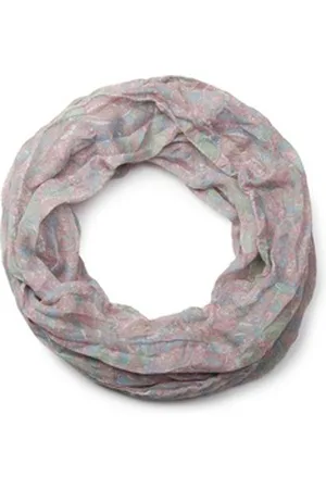 styleBREAKER Loop Seidiger Loop mit Paisley Muster, (1-St) blau|grün 44 cm x 82 cm