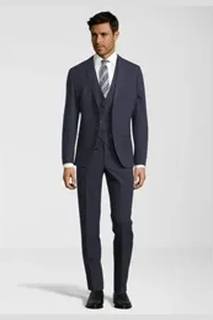 Steffen Klein SteffenKlein Anzug Slim-Fit (3-tlg) grau 98