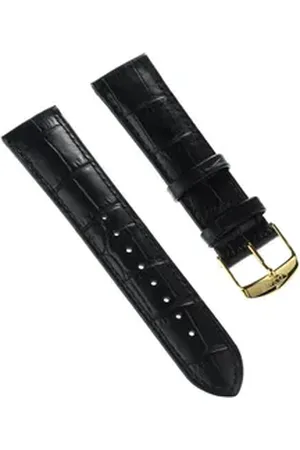 Lotus Uhrenarmband Herren Uhrenarmband 22mm, Herren Uhrenarmband, Lederarmband schwarz, Elegant schwarz