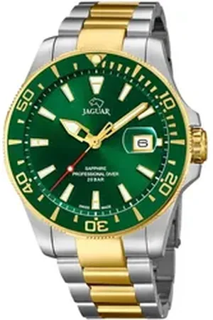 Jaguar Taucheruhr Executive Diver J863/B, Armbanduhr, Quarzuhr, Herrenuhr, Saphirglas, Swiss Made silberfarben