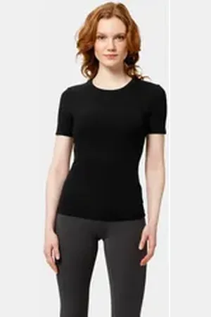 Les Lunes T-Shirt RYLIEE Shirt Rib Supersoft Bamboo Mix Shirt Ryliee Tee schwarz L