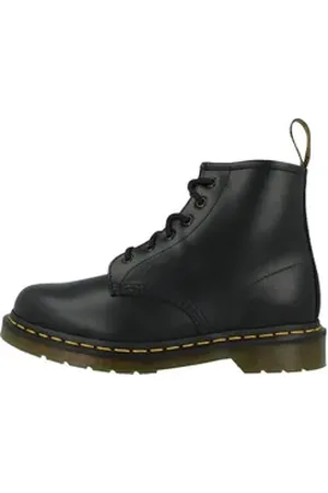 Dr. Martens 101 Yellow Stitch Unisex Erwachsene Stiefelette schwarz 47 EU