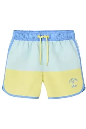 Vertbaudet Badehose Jungen Badehose im Retro-Style grün 152