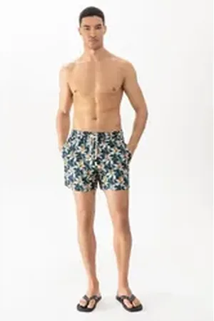 Mey Badeshorts Herren Serie Tropical Bliss (1-St) blau L