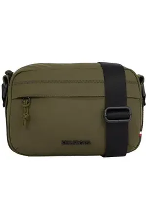 Tommy Hilfiger Umhängetasche TH COLOUR EW REPORTER, Men Messengerbag, Schultertasche mit Vordertaschenfach grün