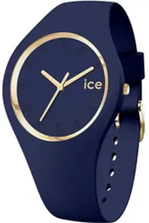 Ice-Watch Quarzuhr ICE glam forest - S37 - 3H 024524, Armbanduhr, Damenuhr, Silikonarmband, analog blau