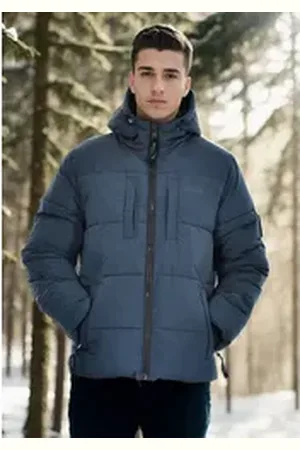 Alessandro Salvarini Winterjacke ASKelvin innen komplett mit warmem Teddyfell blau 3XL