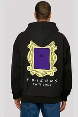 F4NT4STIC Kapuzenpullover Friends Door Peephole Print schwarz XXL