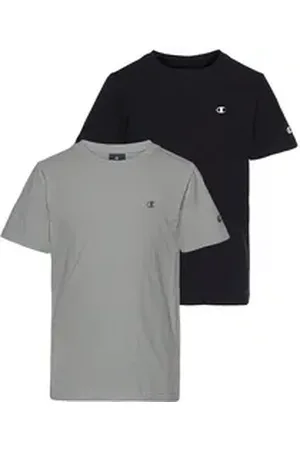 Champion T-Shirt (Packung, 2-tlg) für Kinder bunt|grau|schwarz S (128/134)