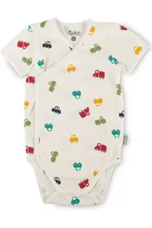 sigikid Kurzarmwickelbody Baby Unterwäsche Wickel-Body, kurzarm (1-tlg) weiß 68