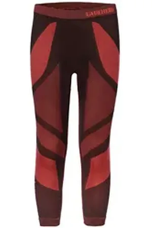 Ladeheid Funktionsunterhose Kinder Thermoaktive Lange Unterhose LASS0009 (1-St) rot|schwarz 158-164