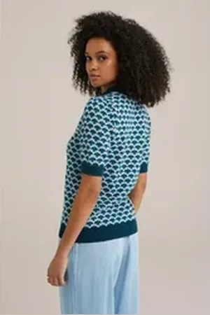 WE Fashion Longpullover blau M