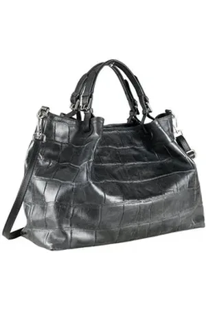 Alessandro Umhängetasche McBarth, Made in Italy schwarz