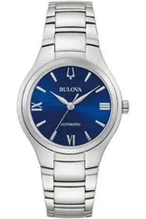 BULOVA Automatikuhr 96L319, Armbanduhr, Damenuhr, Edelstahlarmband silberfarben