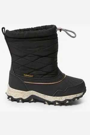 Next Wasserfeste Schneestiefel mit Kunstfellfutter Gummistiefel (1-tlg) schwarz 34,5 EU