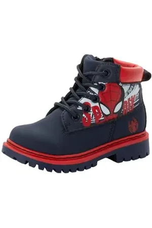 Disney Spiderman Schnürboots Winterstiefel, Schnürstiefel, Winterschuhe blau 28 EU