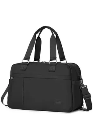 Kono Reisetasche Multifunktionale Tragetasche Bag mit Erweiterbarem Fach und Nass schwarz