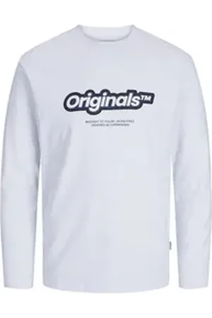 JACK & JONES Langarmshirt JORVESTERBRO NEWTON BRNDG TEE LS BF MNI blau 110